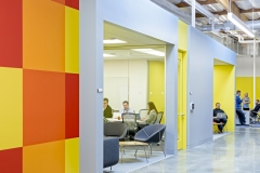 Bandai Namco T.I interior office with employees